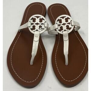 Tory Burch Minnie Miller Gabriel White 6.5 leather